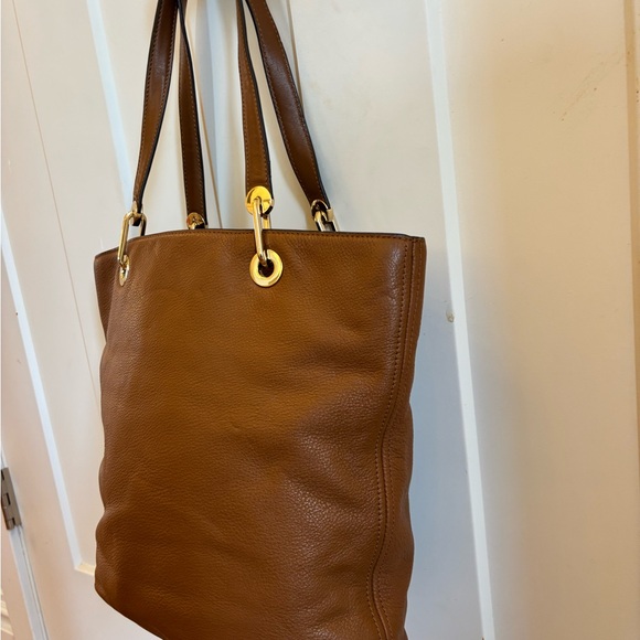Michael Kors Tan Leather Tote - Picture 3 of 10